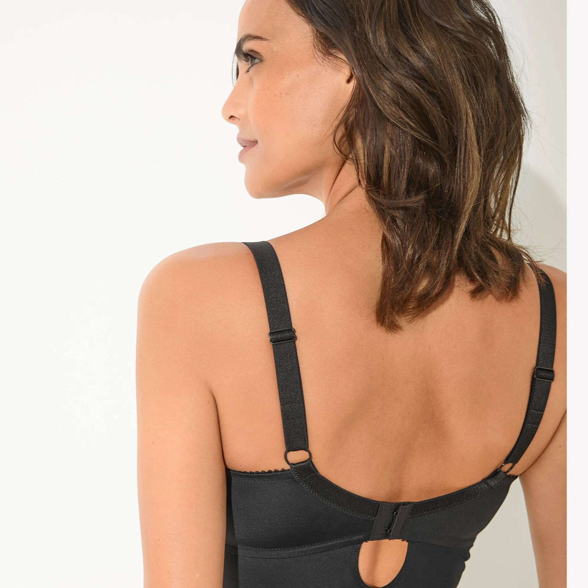 Feestelijke Lingerie|Body En Panty<Blancheporte Body in kant en steungevend tricot - met beugels zwart