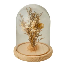 Decoratieartikel<Blancheporte Bol met gedroogde bloemen uniek