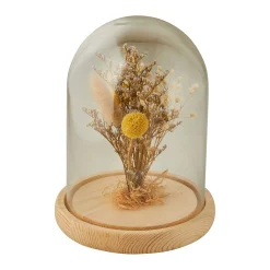 Decoratieartikel<Blancheporte Bol met gedroogde bloemen uniek