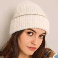 Accessoires En Juwelen<Blancheporte Bonnet détails brillants ecru