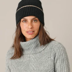 Accessoires En Juwelen<Blancheporte Bonnet détails brillants zwart