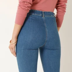 Jeans<Blancheporte Bootcut jeans, opgestikte zakken stone