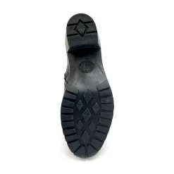 Feestelijke Schoenen|Bottines En Boots<PédiConfort Boots in glad leer met rits en hak, extrabreed zwart