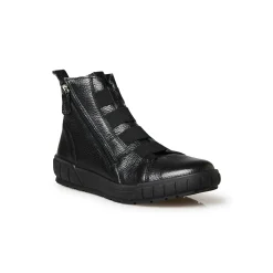 Bottines En Boots|Schoenen<PédiConfort Boots in korrelleer met rekbare veters zwart