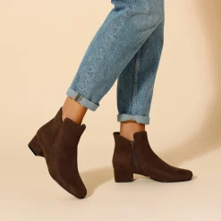 Feestelijke Schoenen|Bottines En Boots<Blancheporte Boots in microvezel chocolade
