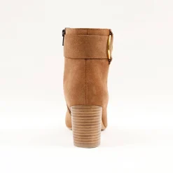 Feestelijke Schoenen|Bottines En Boots<Blancheporte Boots in splitleer met gesp opzij karamel
