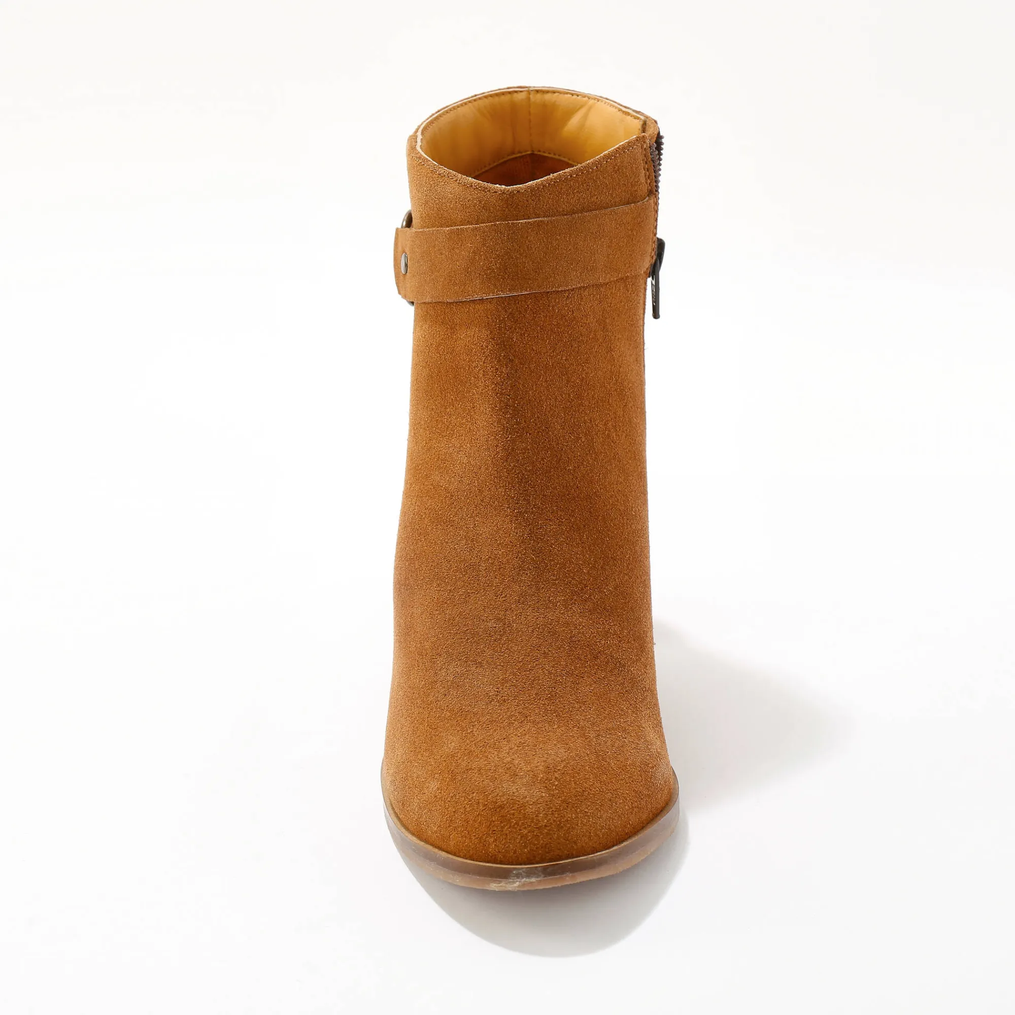 Feestelijke Schoenen|Bottines En Boots<Blancheporte Boots in suèdeleer met hakken karamel