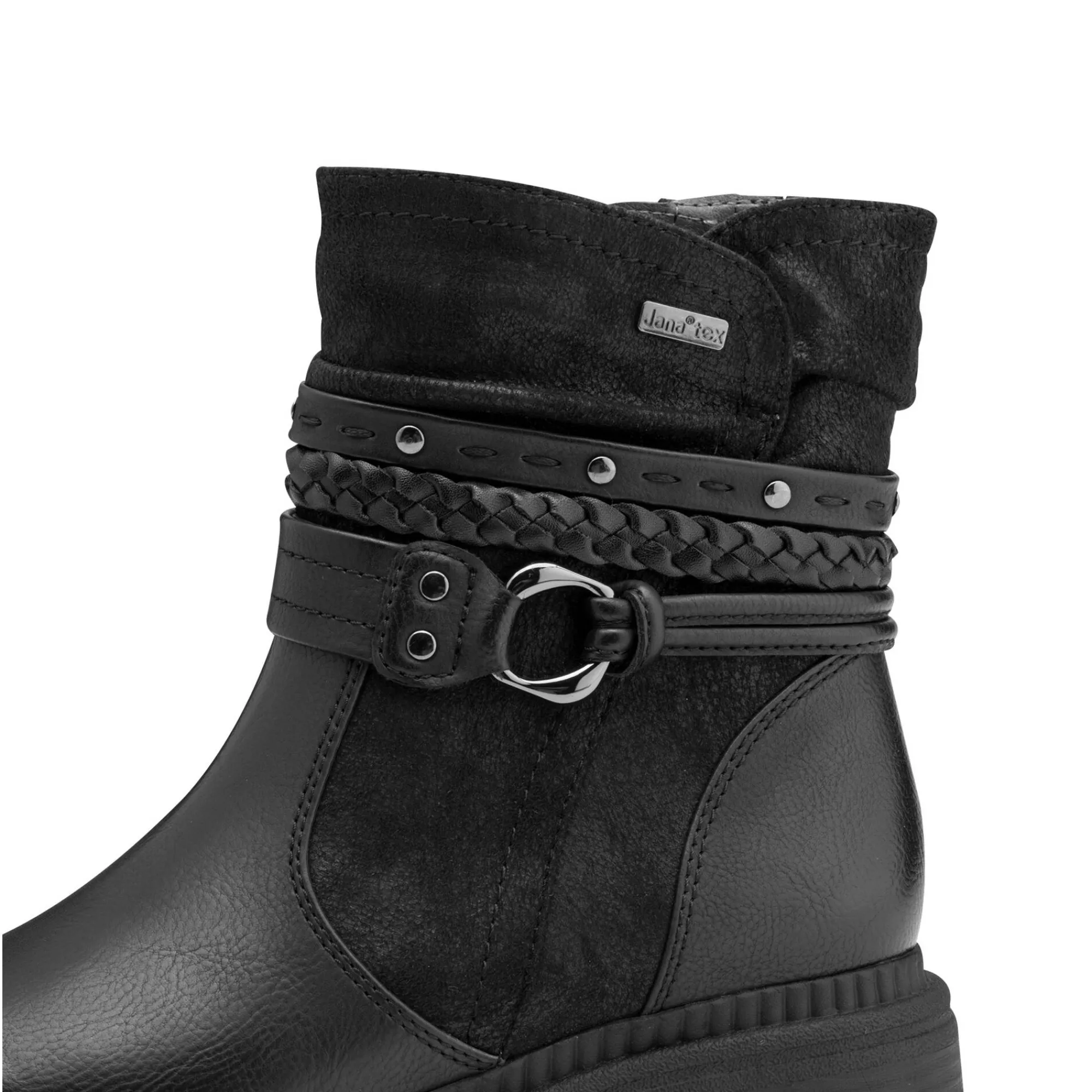 Bottines En Boots|Schoenen<Jana Boots met comfortbreedte zwart