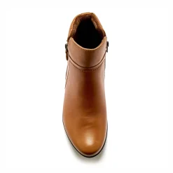Bottines En Boots|Schoenen<PédiConfort Boots met dubbele rits - comfortabele zool en breedte PÉDICONFORT bruin