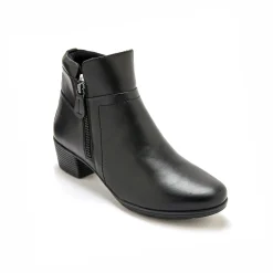 Bottines En Boots|Schoenen<PédiConfort Boots met dubbele rits - comfortabele zool en breedte PÉDICONFORT zwart