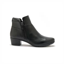 Bottines En Boots|Schoenen<PédiConfort Boots met dubbele rits - comfortabele zool en breedte PÉDICONFORT zwart