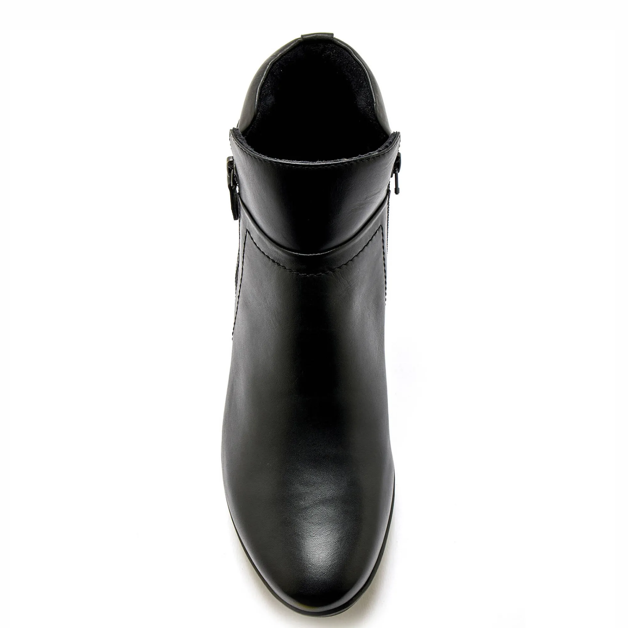 Bottines En Boots|Schoenen<PédiConfort Boots met dubbele rits - comfortabele zool en breedte PÉDICONFORT zwart