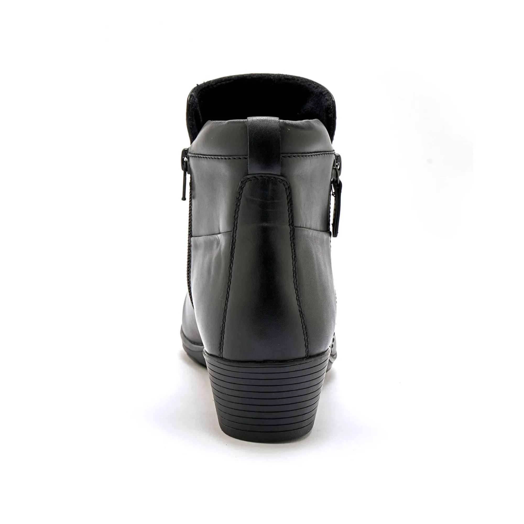 Bottines En Boots|Schoenen<PédiConfort Boots met dubbele rits - comfortabele zool en breedte PÉDICONFORT zwart