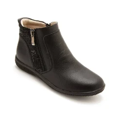 Bottines En Boots|Schoenen<PédiConfort Boots met dubbele rits - verwijderbare comfortzool PÉDICONFORT zwart