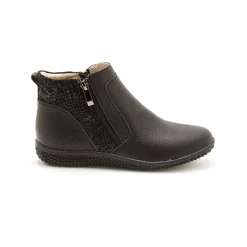 Bottines En Boots|Schoenen<PédiConfort Boots met dubbele rits - verwijderbare comfortzool PÉDICONFORT zwart