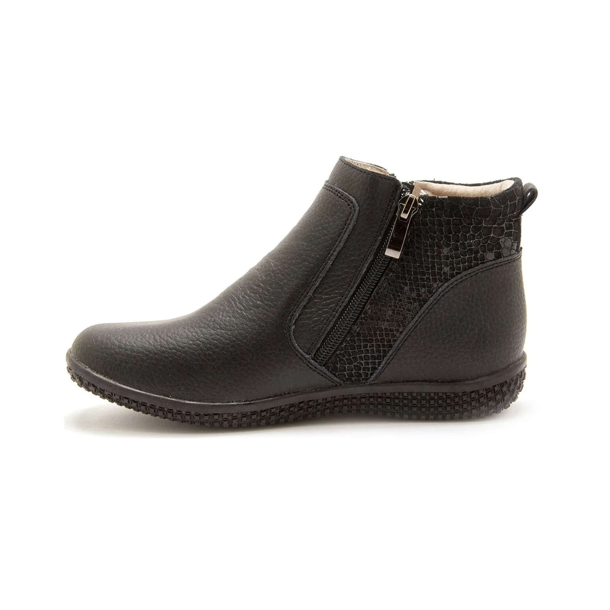Bottines En Boots|Schoenen<PédiConfort Boots met dubbele rits - verwijderbare comfortzool PÉDICONFORT zwart