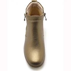 Feestelijke Schoenen|Bottines En Boots<PédiConfort Boots met dubbele rits - verwijderbare comfortzool PÉDICONFORT goudbruin