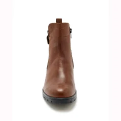Bottines En Boots|Schoenen<PédiConfort Boots met dubbele rits en comfortbreedte bruin