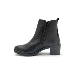 Bottines En Boots|Schoenen<PédiConfort Boots met dubbele rits en comfortbreedte zwart