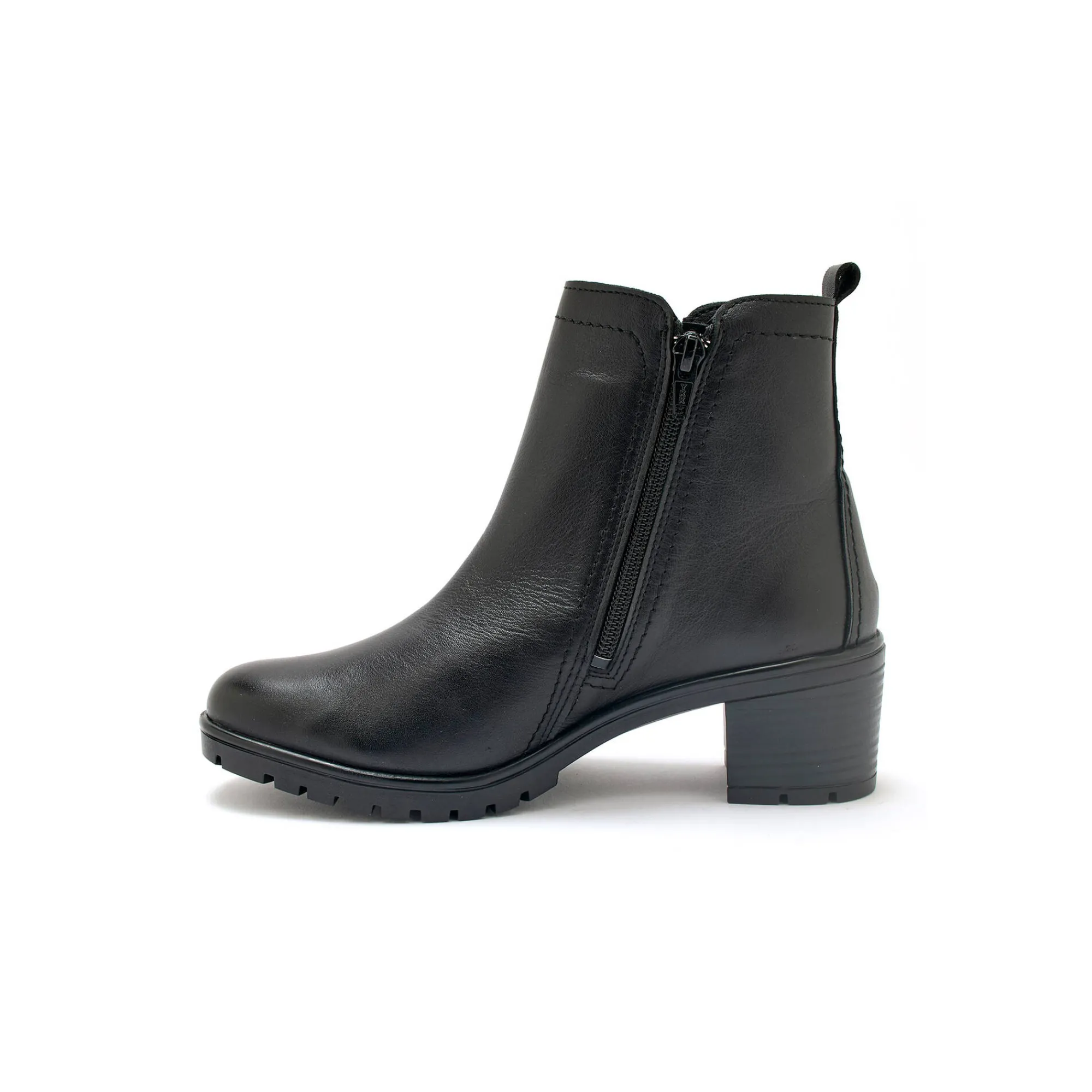 Bottines En Boots|Schoenen<PédiConfort Boots met dubbele rits en comfortbreedte zwart