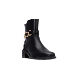 Feestelijke Schoenen|Bottines En Boots<Xti Boots met goudkleurige fantasiegesp zwart