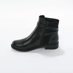 Feestelijke Schoenen|Bottines En Boots<Blancheporte Boots met rits, riempjes en fantasiegespen zwart