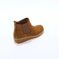 Bottines En Boots|Schoenen<Blancheporte Boots met sleehak, elastiek opzij karamel