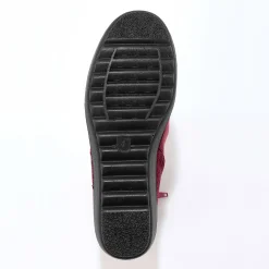 Bottines En Boots|Schoenen<Blancheporte Boots met sleehak en rits, getextureerd effect achter bordeaux