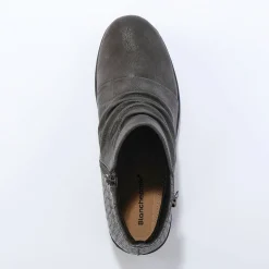 Bottines En Boots|Schoenen<Blancheporte Boots met sleehak en rits, getextureerd effect achter grijs