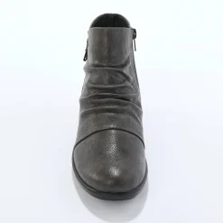 Bottines En Boots|Schoenen<Blancheporte Boots met sleehak en rits, getextureerd effect achter grijs