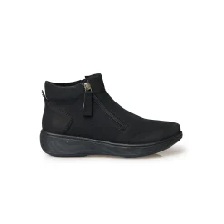 Bottines En Boots|Schoenen<PédiConfort Boots met sleehak in splitleer zwart