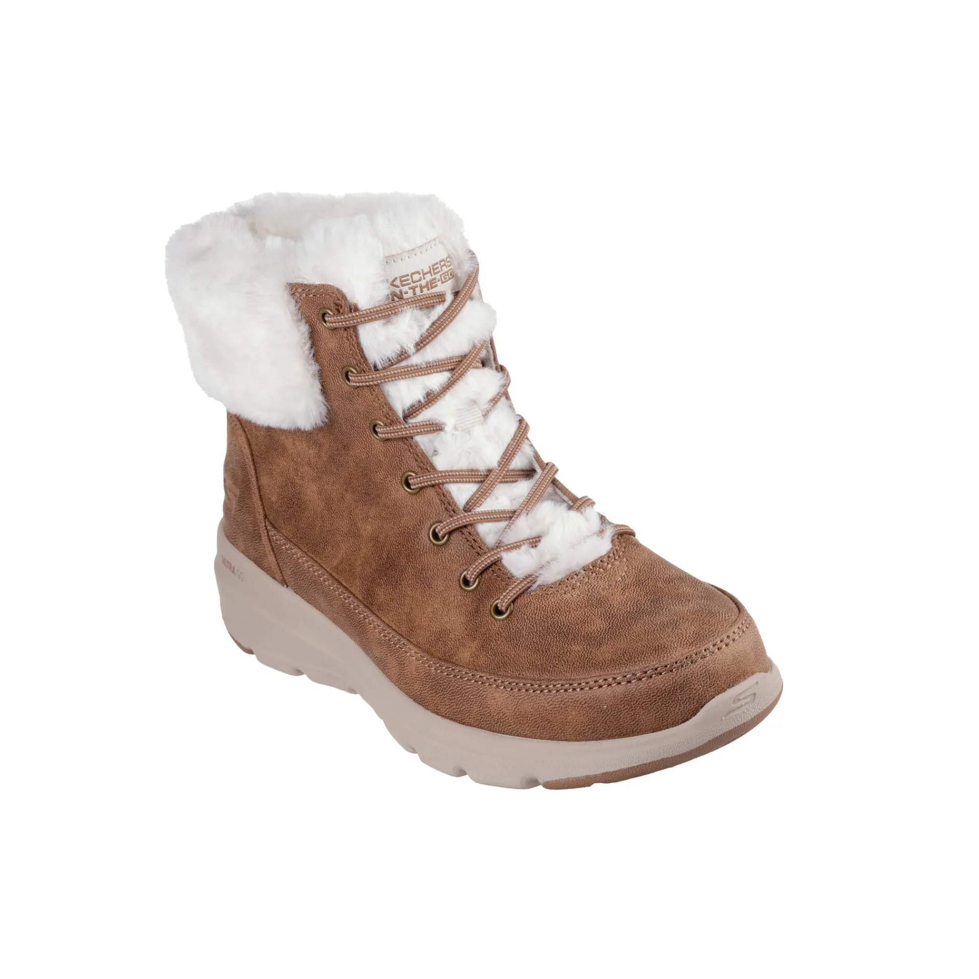 Bottines En Boots|Schoenen<Skechers Boots ON THE GO GLACIAL ULTRA WONDERLAND donkerbeige