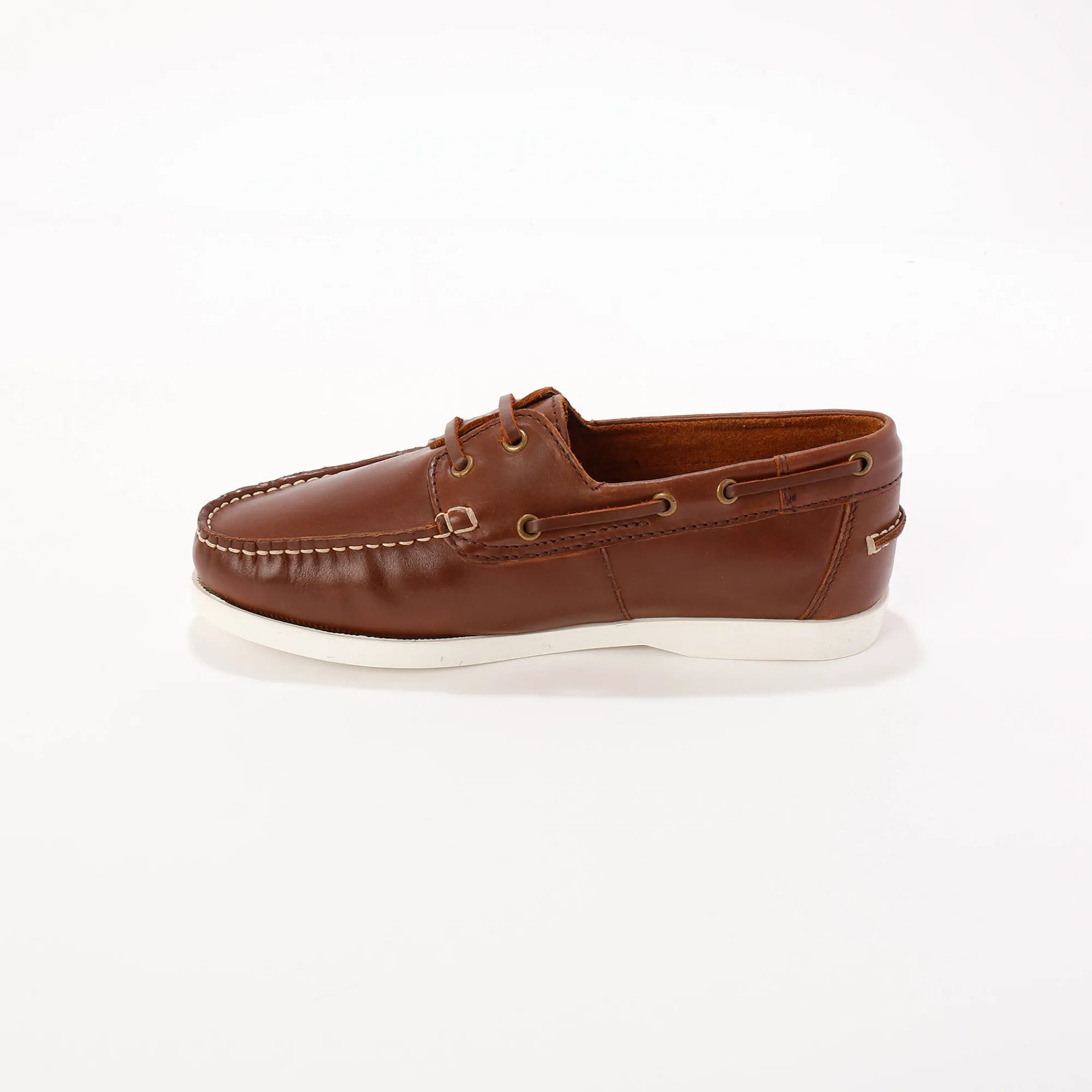 Schoenen|Schoenen Heren<Blancheporte Bootschoenen in leer bruin