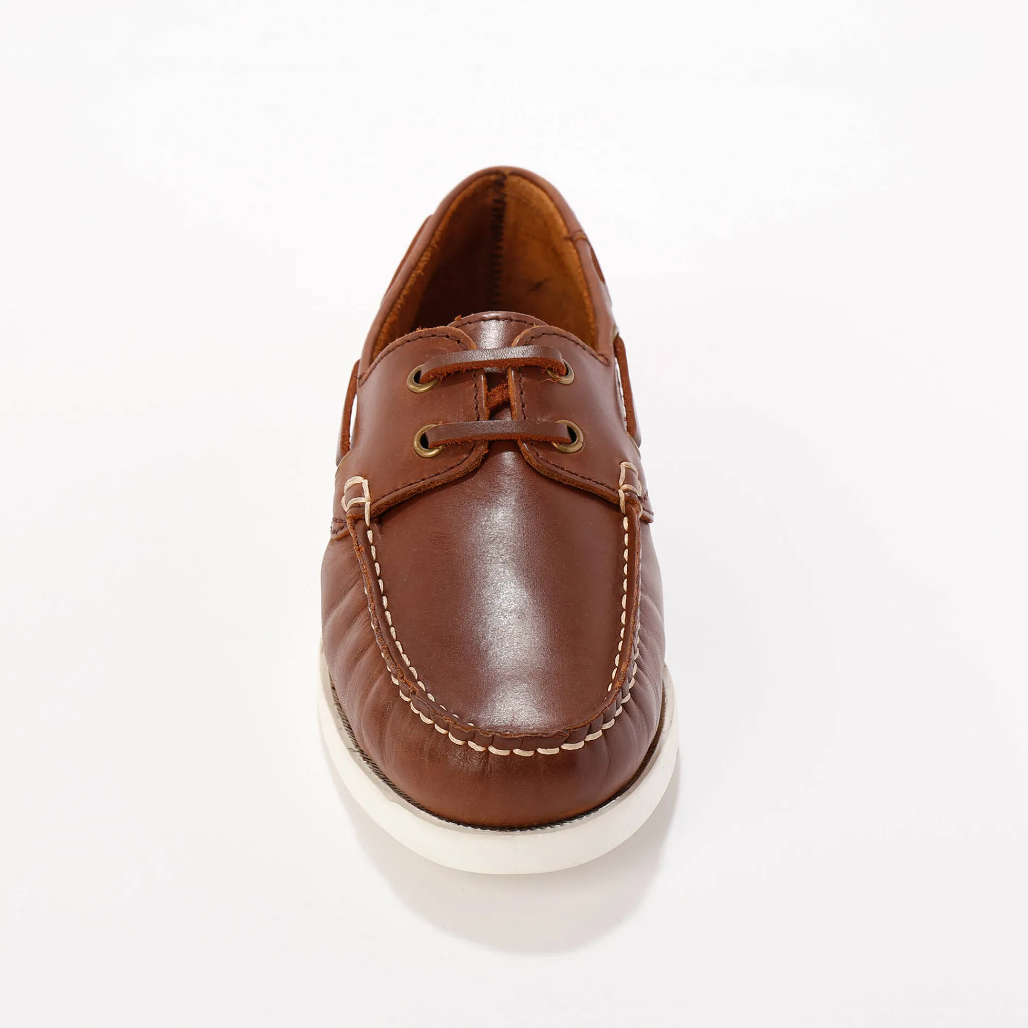 Schoenen|Schoenen Heren<Blancheporte Bootschoenen in leer bruin