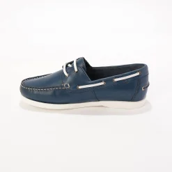 Schoenen|Schoenen Heren<Blancheporte Bootschoenen in leer marine
