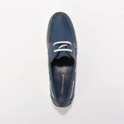 Schoenen|Schoenen Heren<Blancheporte Bootschoenen in leer marine