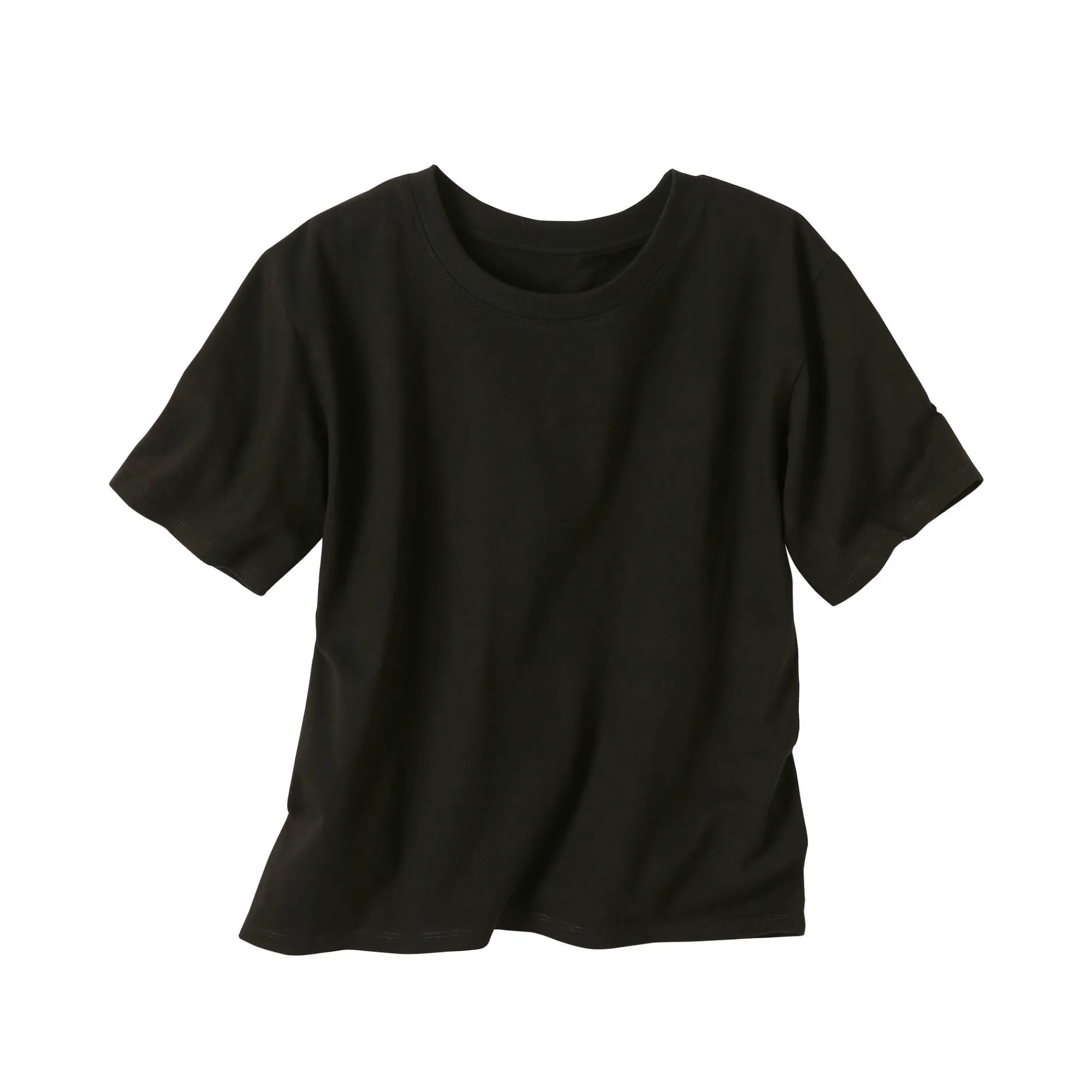 T-Shirt En Topje<Blancheporte Boxy T-shirt met ellebooglange mouwen zwart