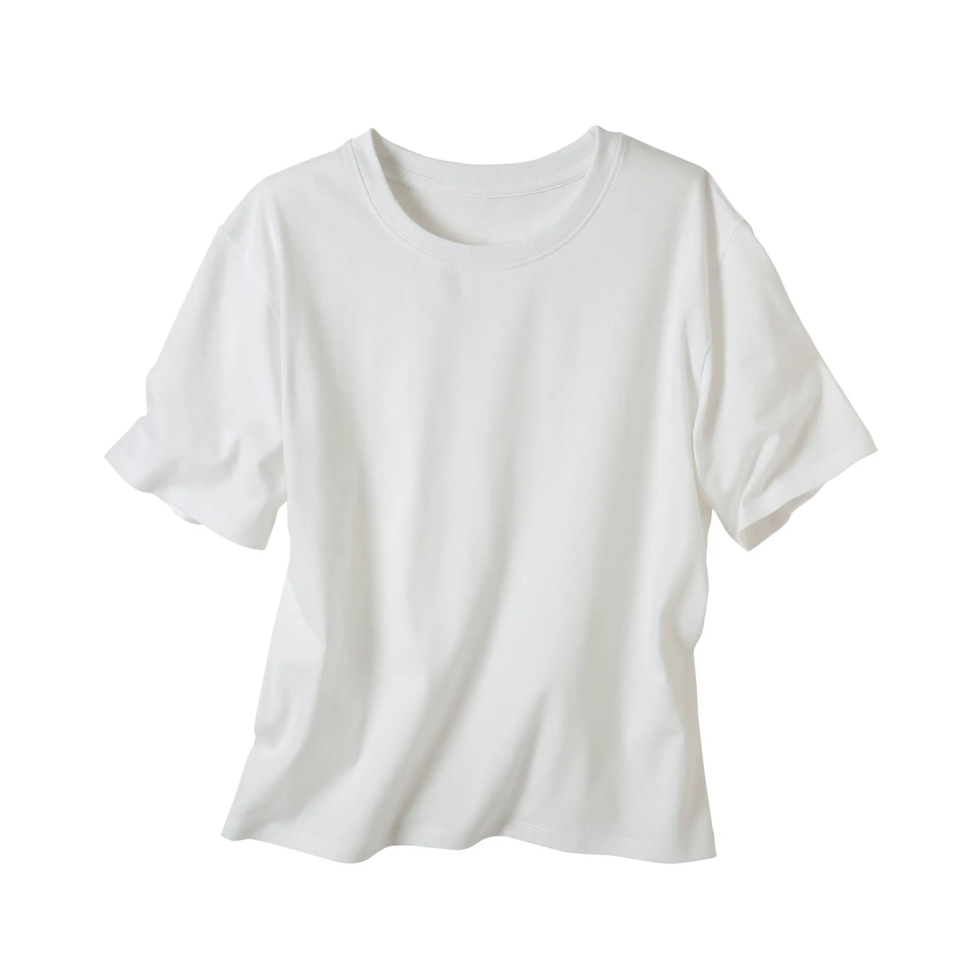 T-Shirt En Topje<Blancheporte Boxy T-shirt met ellebooglange mouwen wit