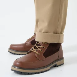 Broek<Blancheporte Broek in ripstop met meerdere zakken, binnenkant in microfleece donkerbeige