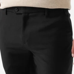 Feestoutfits Heren|Broek<Blancheporte Broek met onzichtbare, verstelbare tailleband - polyester zwart