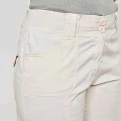 Broek<Blancheporte 7/8-broek met tailleband in tricot beige