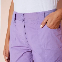 Broek<Blancheporte 7/8-broek met tailleband in tricot parma