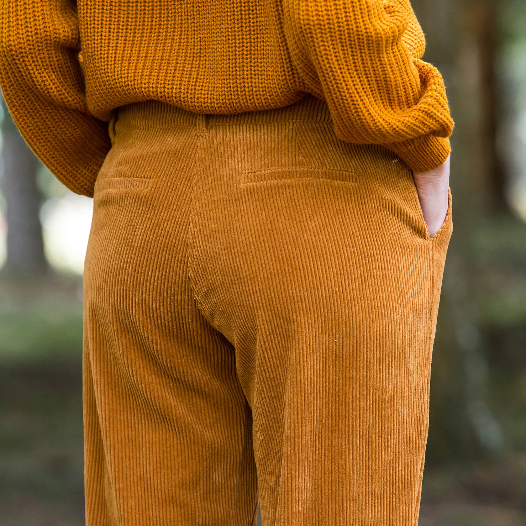 Broek<Blancheporte 7/8-broek, velours honing