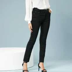 Broek<Blancheporte Broek voor kleine lengtes zwart