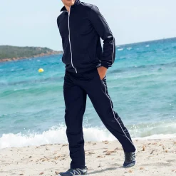 Broek<Blancheporte Broek voor sport en vrije tijd - set van 3 marine + zwart + grijs