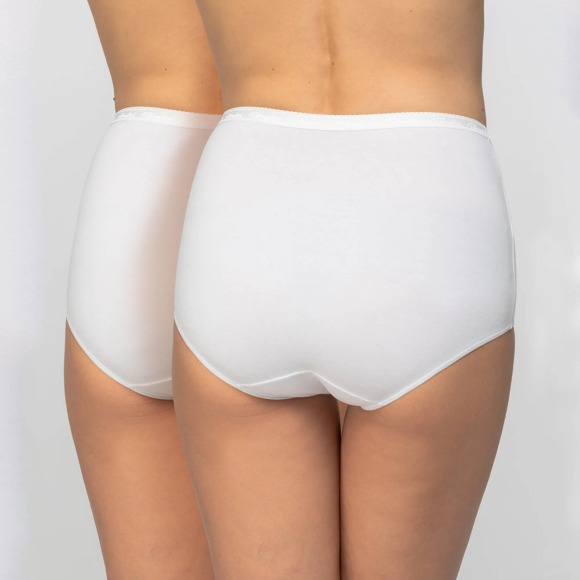 Slip En Shorty<Playtex Broekje in biologisch katoen, maximodel - set van 2 wit