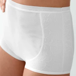 Slip En Shorty<Blancheporte Broekje met dubbel effect - gematigde steun wit