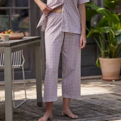 Pyjama<Blancheporte Caprama met ruitjesprint parma