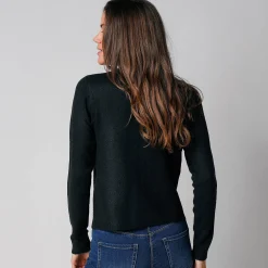 Trui En Vest<Blancheporte Cardigan met rits zwart