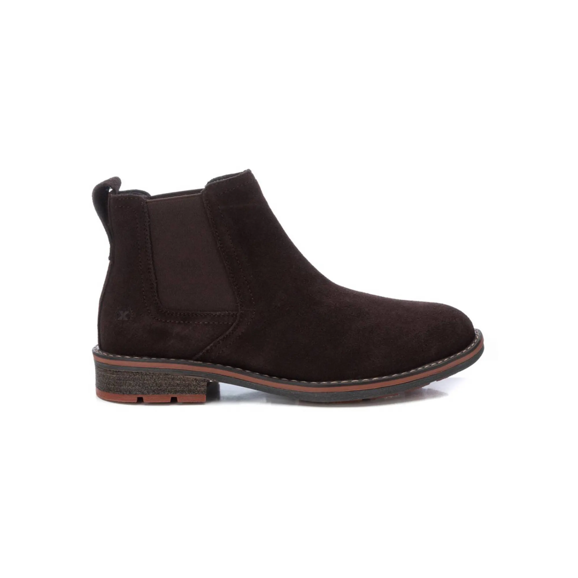 Schoenen|Schoenen Heren<Xti Chelsea boots met leren bovenwerk bruin